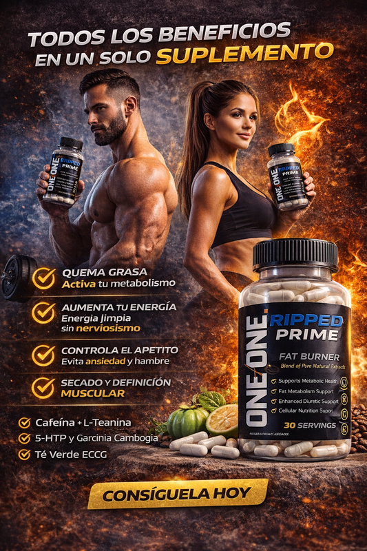Ripped Prime – Quema grasa rápido sin perder músculo